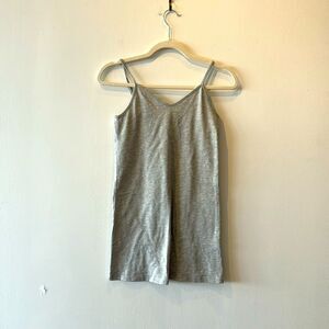 Franki by Francesca's Youth 08 Slipdress Heather Gray NWT